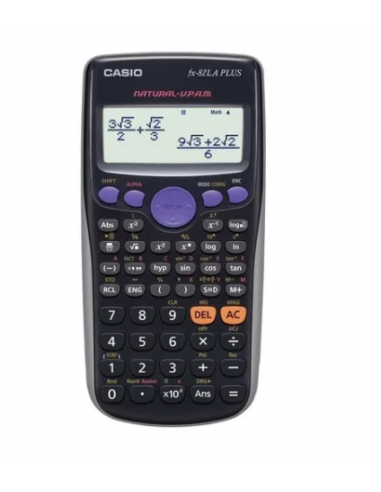 Calculadora Casio Fx 82 Laplus- Negra Cientifica