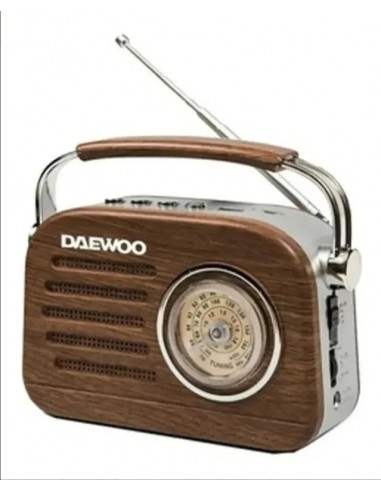 Radio Daewoo Di-rh-220 Retro Am/fm Marron