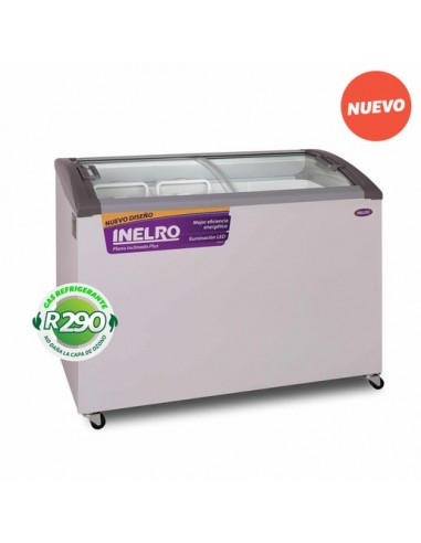Freezer Horizontal Inelro Fih350pi Plus Gris Heladero