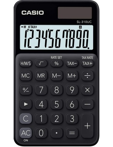 Calculadora Casio Sl-310uc-bk Negro