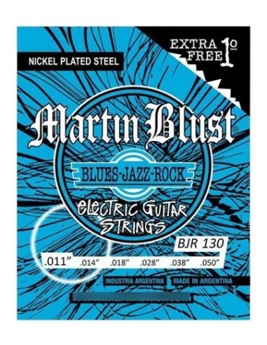Cuerdas Guitarra Electrica Martin Blust Bjr130