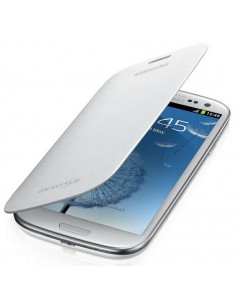 Funda Celular Flip Cover Samsung S3 Blanco