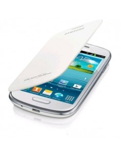 Funda Celular Flip Cover Samsung S3 Mini Blan